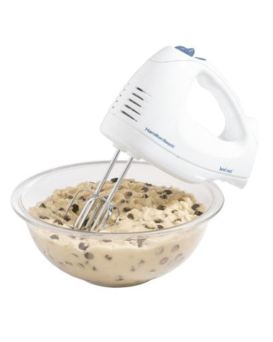 Hamilton Beach 62682RZ Electric Hand Mixer with Snap-On Case - White.